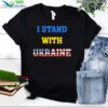 I Stand With Ukraine USA Support Peace and Save Ukraine Tee Shirt