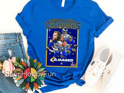 Premium Los Angeles Rams Super Bowl Team Champions LVI Art Shirt