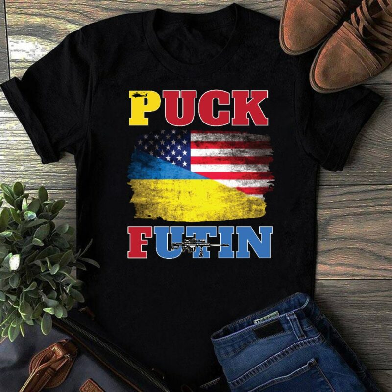 Puck Futin USA Ukraine Flag Shirt
