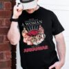 Never Underestimate A Woman Who Understands Basketball And Loves Arkansas Signatures Classic T-Shirt
