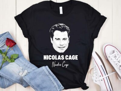 Nicolas Cage John Travolta The Adam Project Shirts