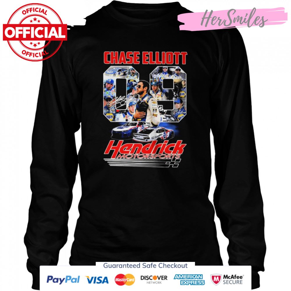 09 Chase Elliott Hendrick Motorsports Signatures Shirt 09 Chase Elliott Hendrick Motorsports Signatures Shirt