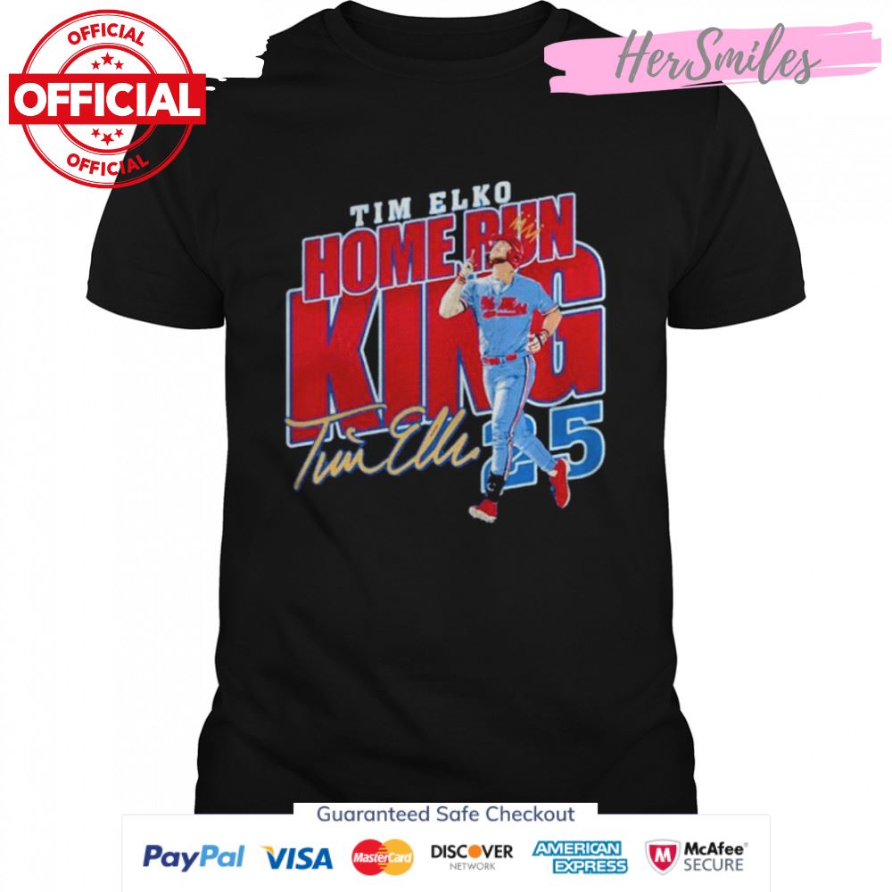 25 Tim Elko Home Run King signature shirt