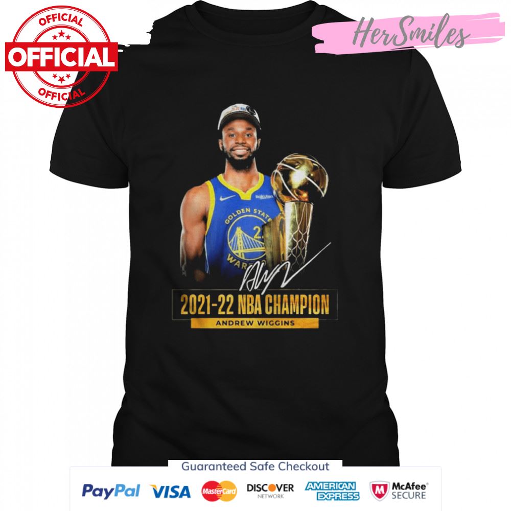 2021-2022 NBA Champion Andrew Wiggins Signatures Shirt