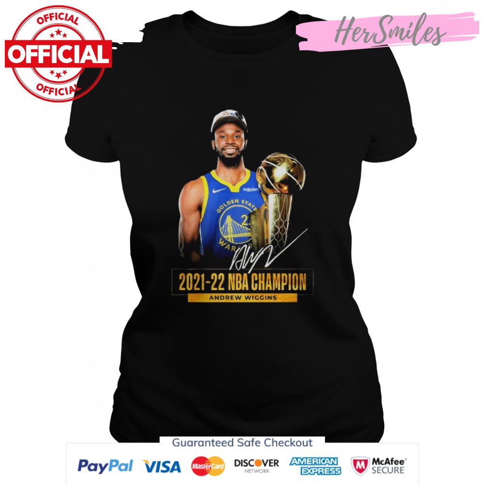 2021-2022 NBA Champion Andrew Wiggins Signatures Shirt