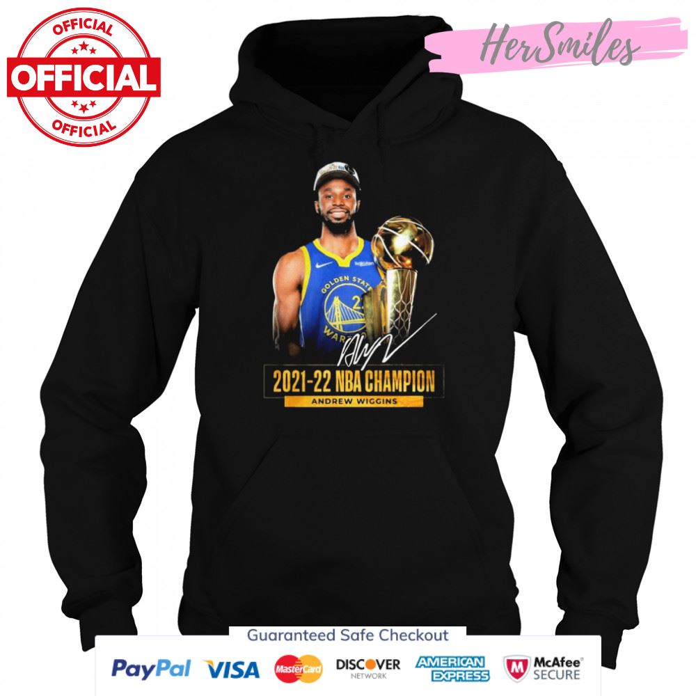 2021-2022 NBA Champion Andrew Wiggins Signatures Shirt 2021-2022 NBA Champion Andrew Wiggins Signatures Shirt