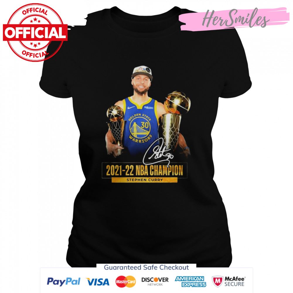 2021-2022 NBA Champion Stephen Curry Signatures Shirt