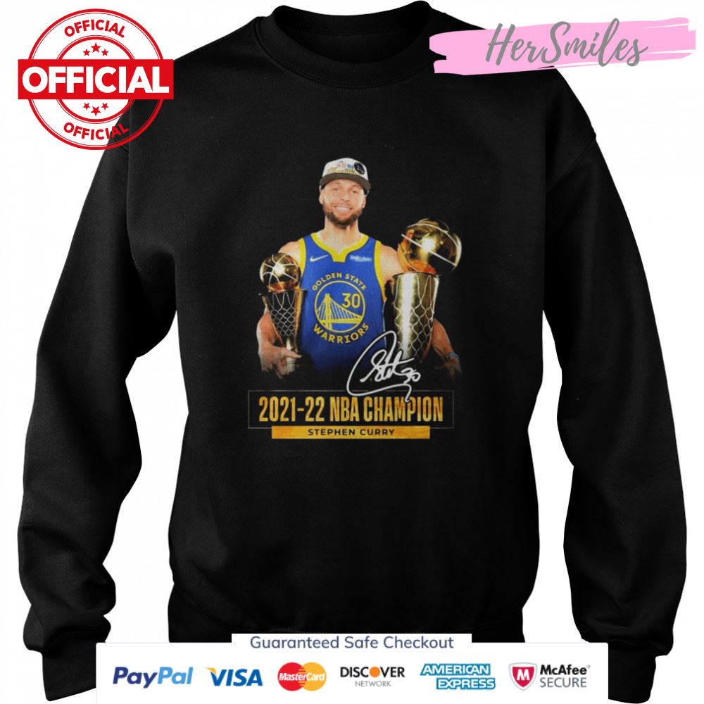 2021-2022 NBA Champion Stephen Curry Signatures Shirt 2021-2022 NBA Champion Stephen Curry Signatures Shirt