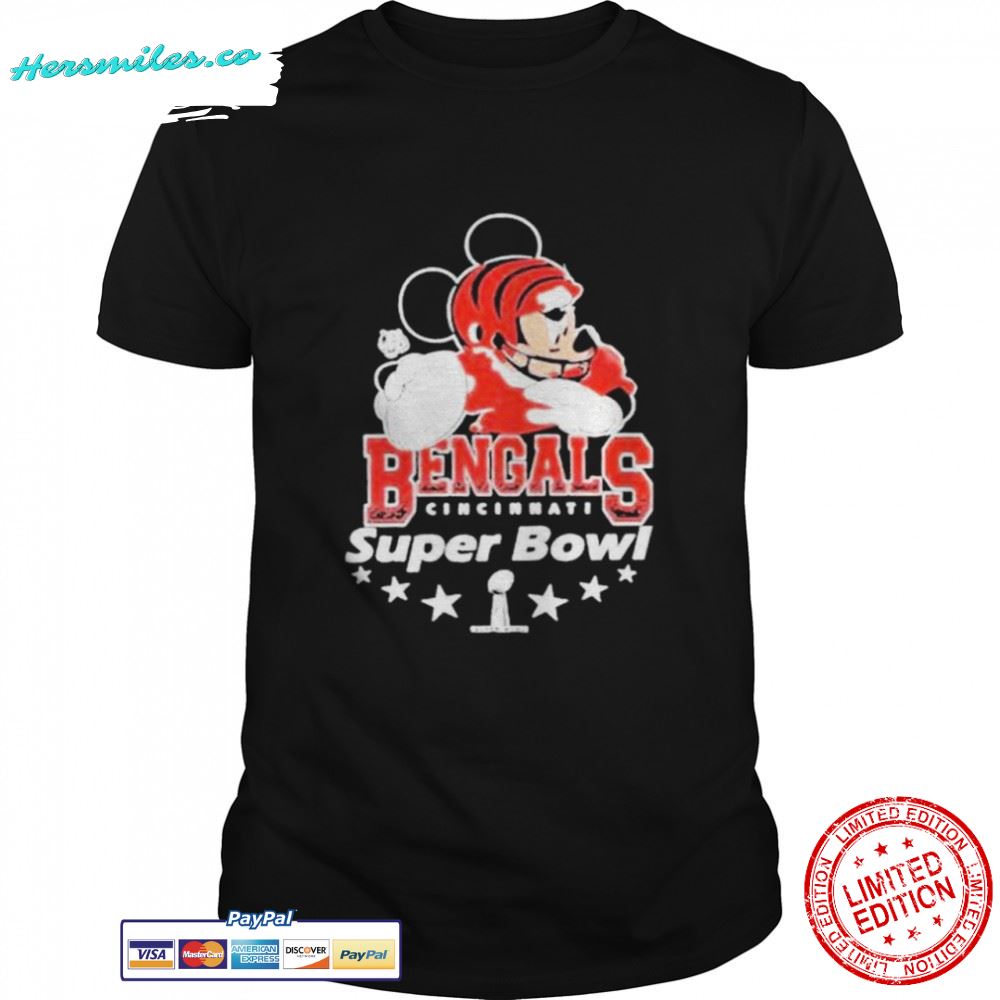 2022 Mickey Cincinnati Bengals Champions Super Bowl Shirt