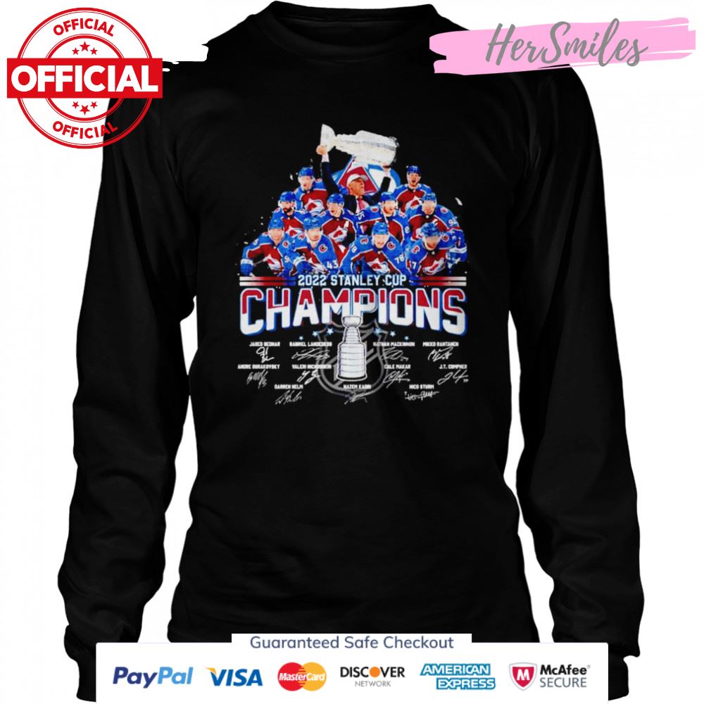 2022 Stanley Cup Champions signatures shirt 2022 Stanley Cup Champions signatures shirt