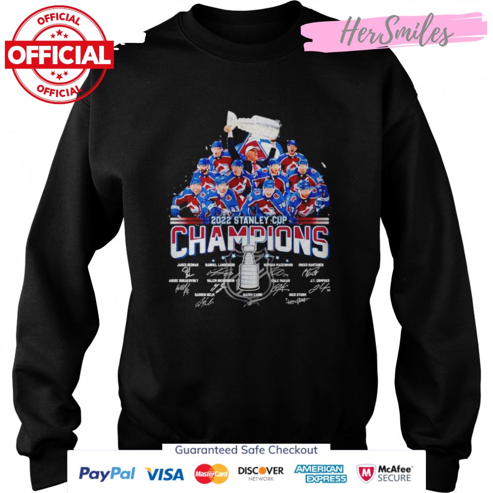 2022 Stanley Cup Champions signatures shirt 2022 Stanley Cup Champions signatures shirt