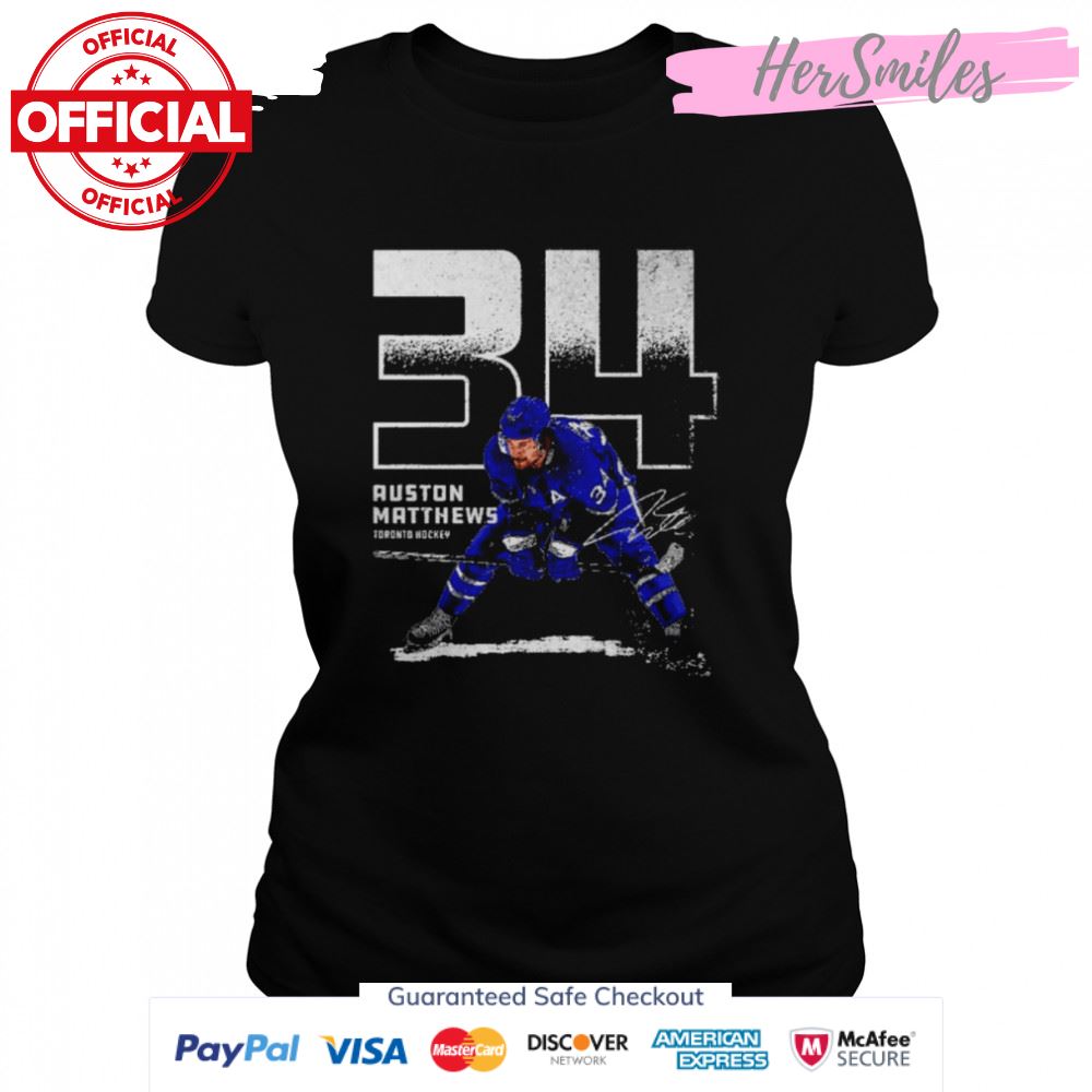 Auston Matthews Toronto Outline Signatures Shirt