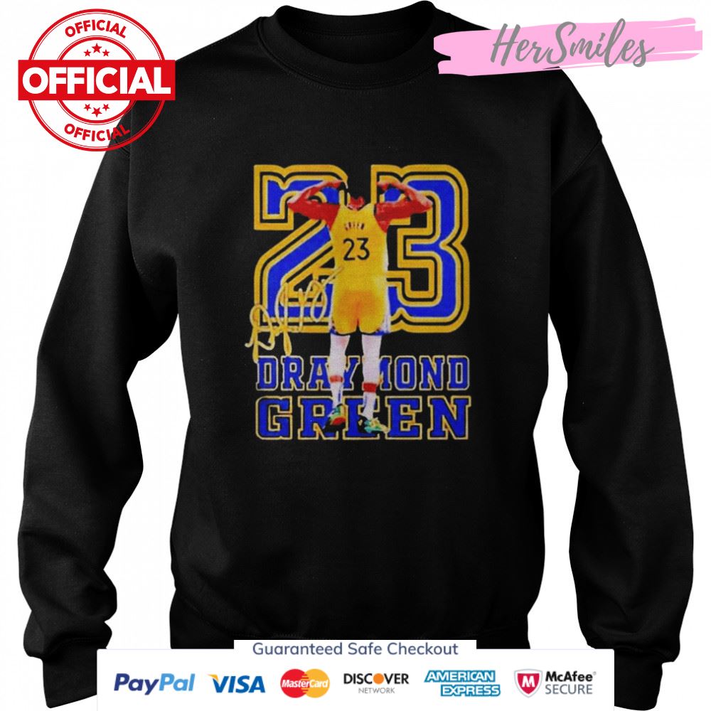 23 Draymond Green Golden State Warriors Signature Shirt 23 Draymond Green Golden State Warriors Signature Shirt