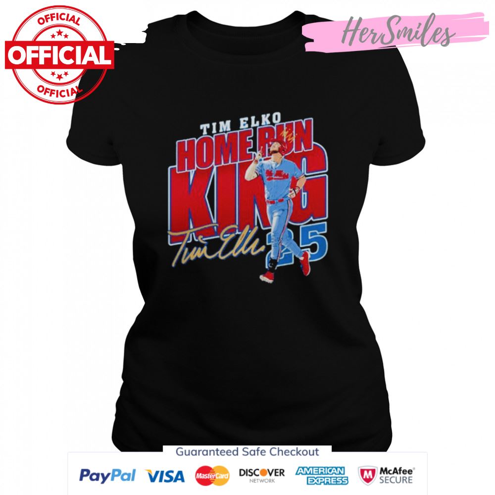 25 Tim Elko Home Run King signature shirt