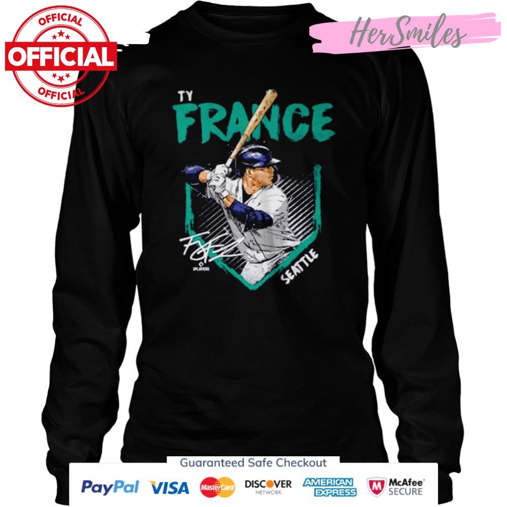 Ty France Seattle Baseball Signatures Shirt Ty France Seattle Baseball Signatures Shirt