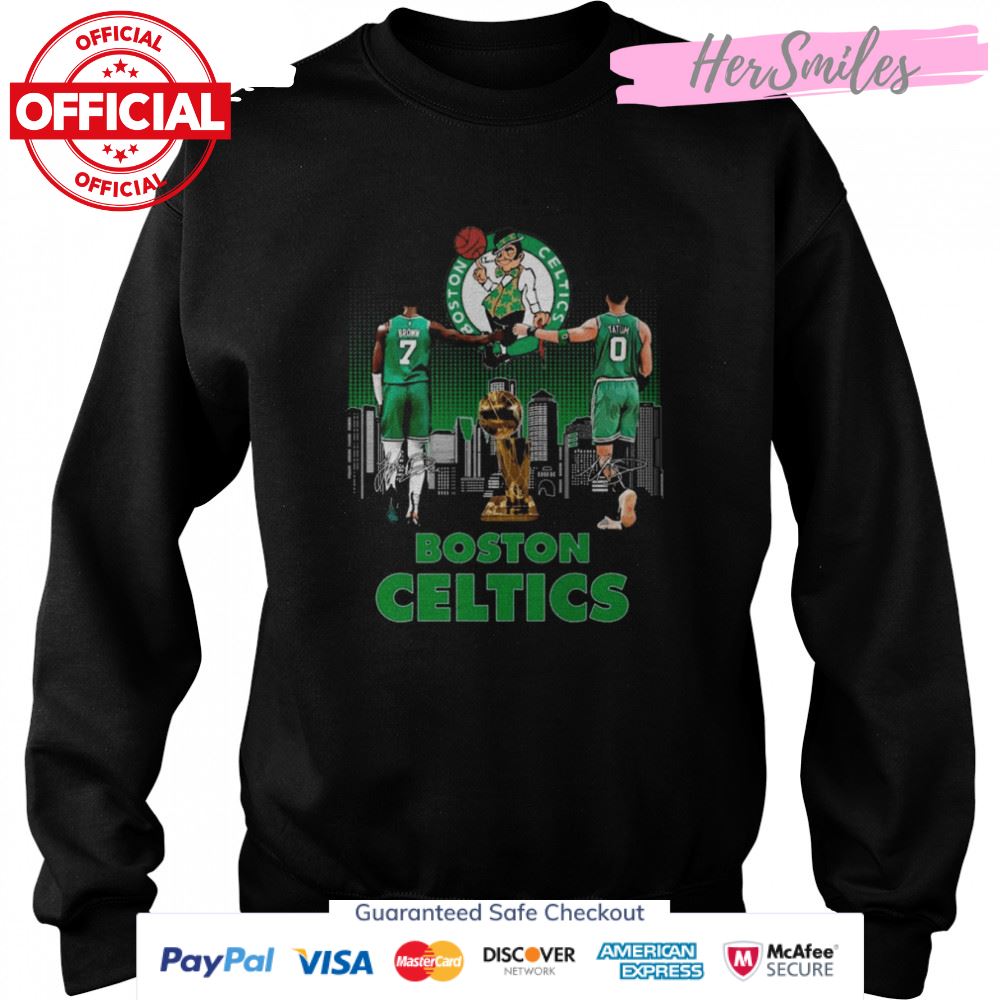 Boston Celtics Jaylen Brown And Jayson Tatum NBA Finals Signatures Shirt Boston Celtics Jaylen Brown And Jayson Tatum NBA Finals Signatures Shirt
