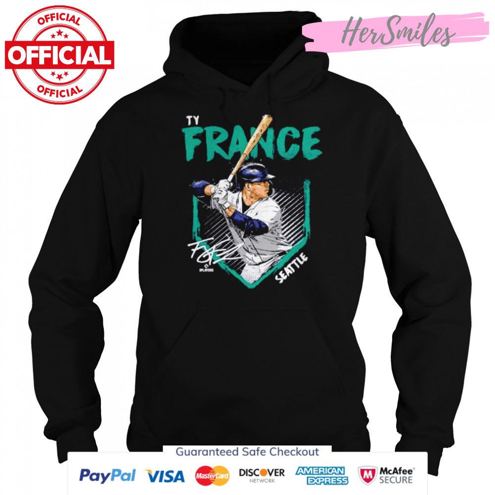 Ty France Seattle Baseball Signatures Shirt Ty France Seattle Baseball Signatures Shirt