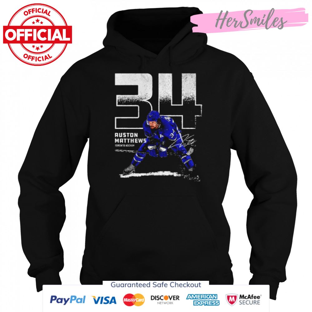 Auston Matthews Toronto Outline Signatures Shirt Auston Matthews Toronto Outline Signatures Shirt