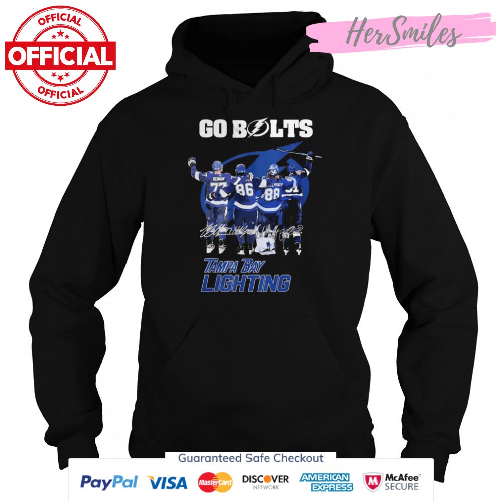 Go Bolts Tampa Bay Lightning Team 2022 Signatures Shirt Go Bolts Tampa Bay Lightning Team 2022 Signatures Shirt