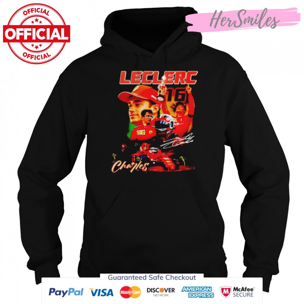 Charles Leclerc Driver Racing Championship Formula Racing signature shirt Charles Leclerc Driver Racing Championship Formula Racing signature shirt
