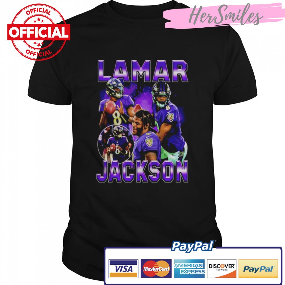 8 Lamar Jackson Baltimore Ravens shirt
