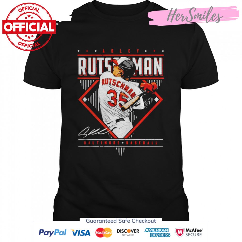 Adley Rutschman Baltimore Orioles Diamond Name signature shirt