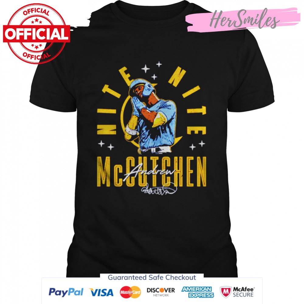 Andrew Mccutchen Milwaukee Brewers Nite Nite signature shirt