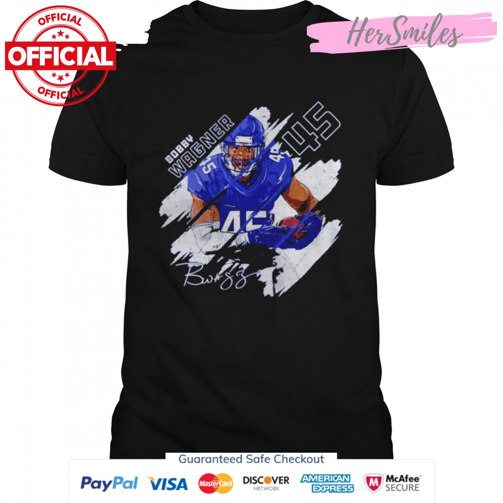 Bobby Wagner Los Angeles Rams Stripes signature shirt
