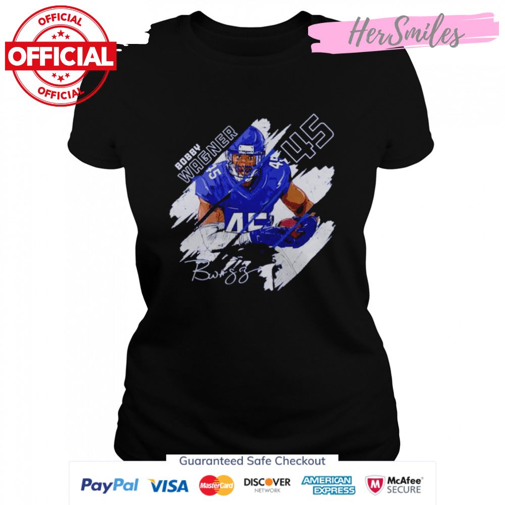 Bobby Wagner Los Angeles Rams Stripes signature shirt