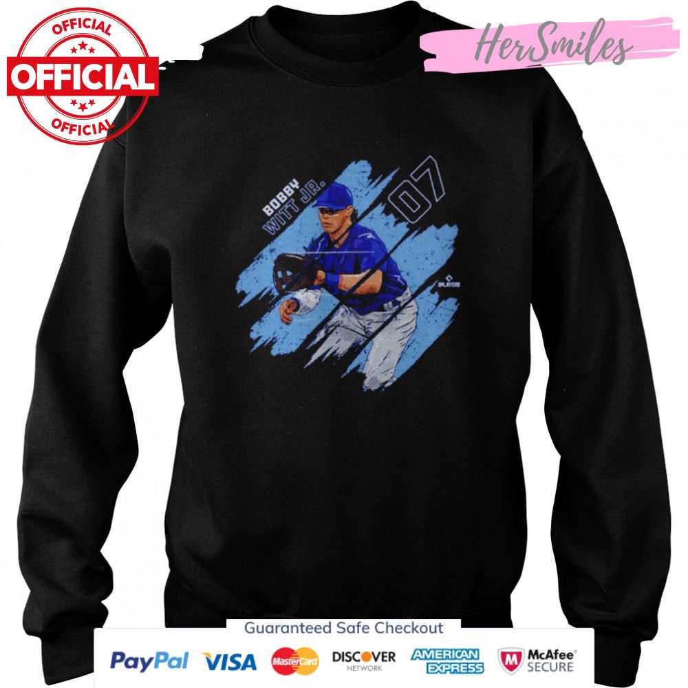 Bobby Witt Jr. Kansas City Stripes Baseball Signatures Shirt Bobby Witt Jr. Kansas City Stripes Baseball Signatures Shirt