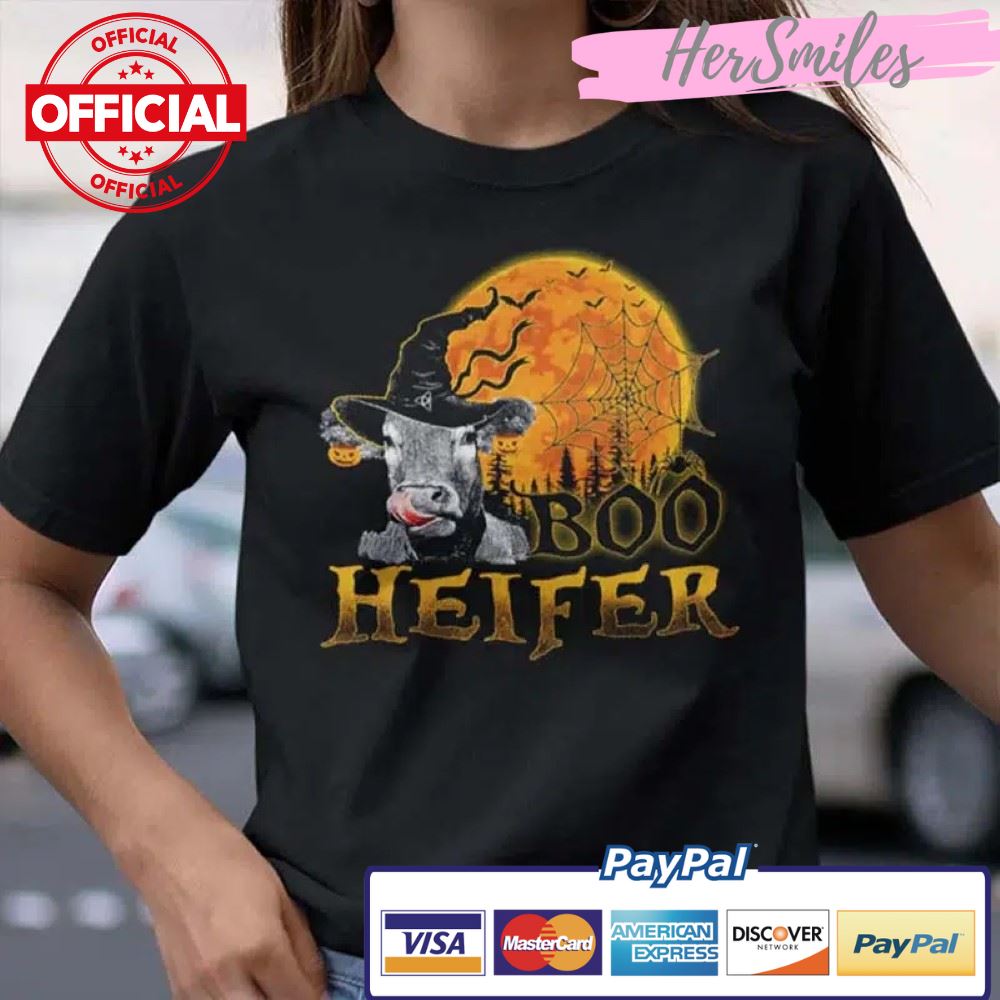 Boo Heifer Halloween T Shirt