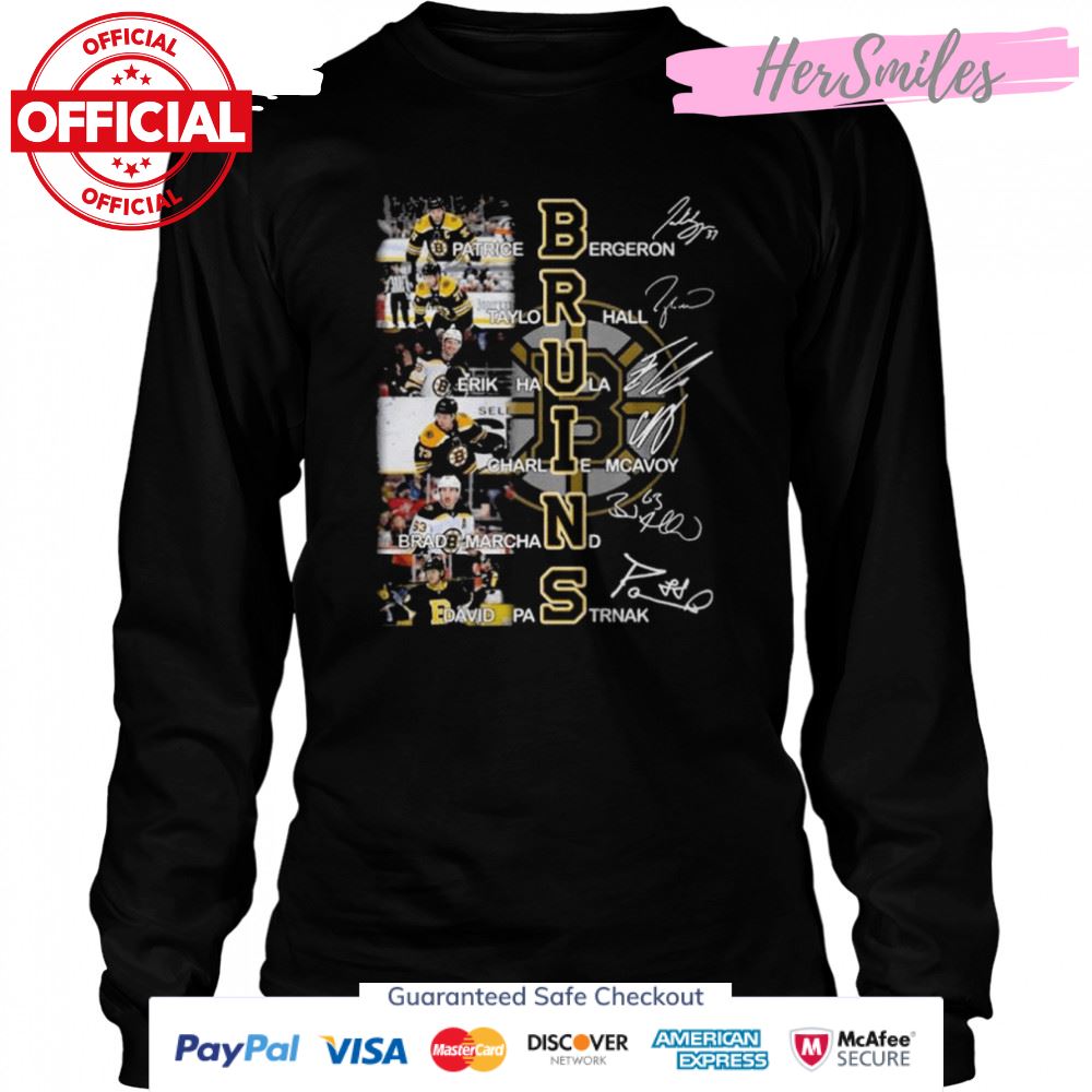 Boston bruins all team 2022 signatures shirt Boston bruins all team 2022 signatures shirt