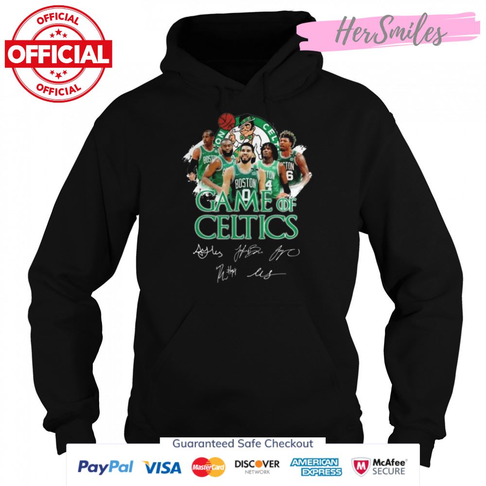 Boston Celtics Game Of Celtics Signatures Shirt Boston Celtics Game Of Celtics Signatures Shirt