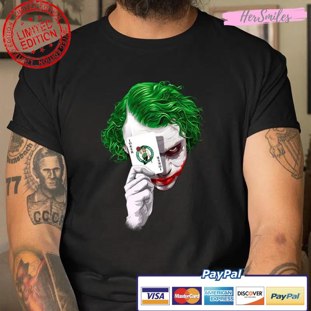 Boston Celtics Joker Card T Shirt