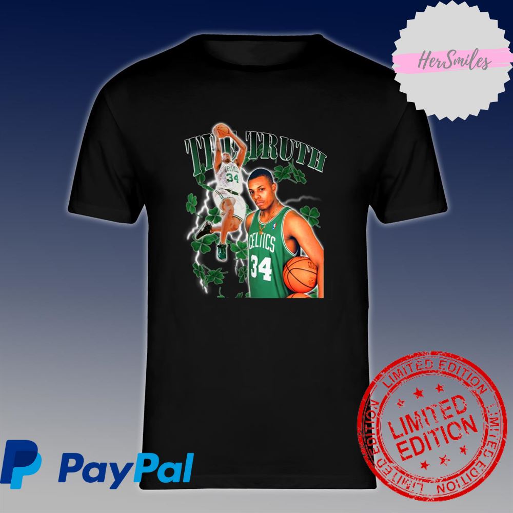 Boston Celtics Paul Pierce Vintage 90s Rap Classic T-Shirt