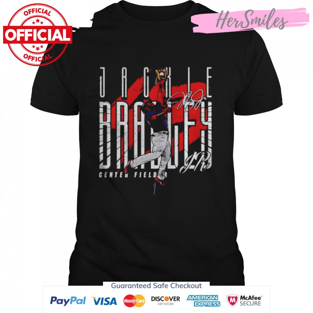 Boston Red Sox Jackie Bradley Jr. leaping catch signature shirt