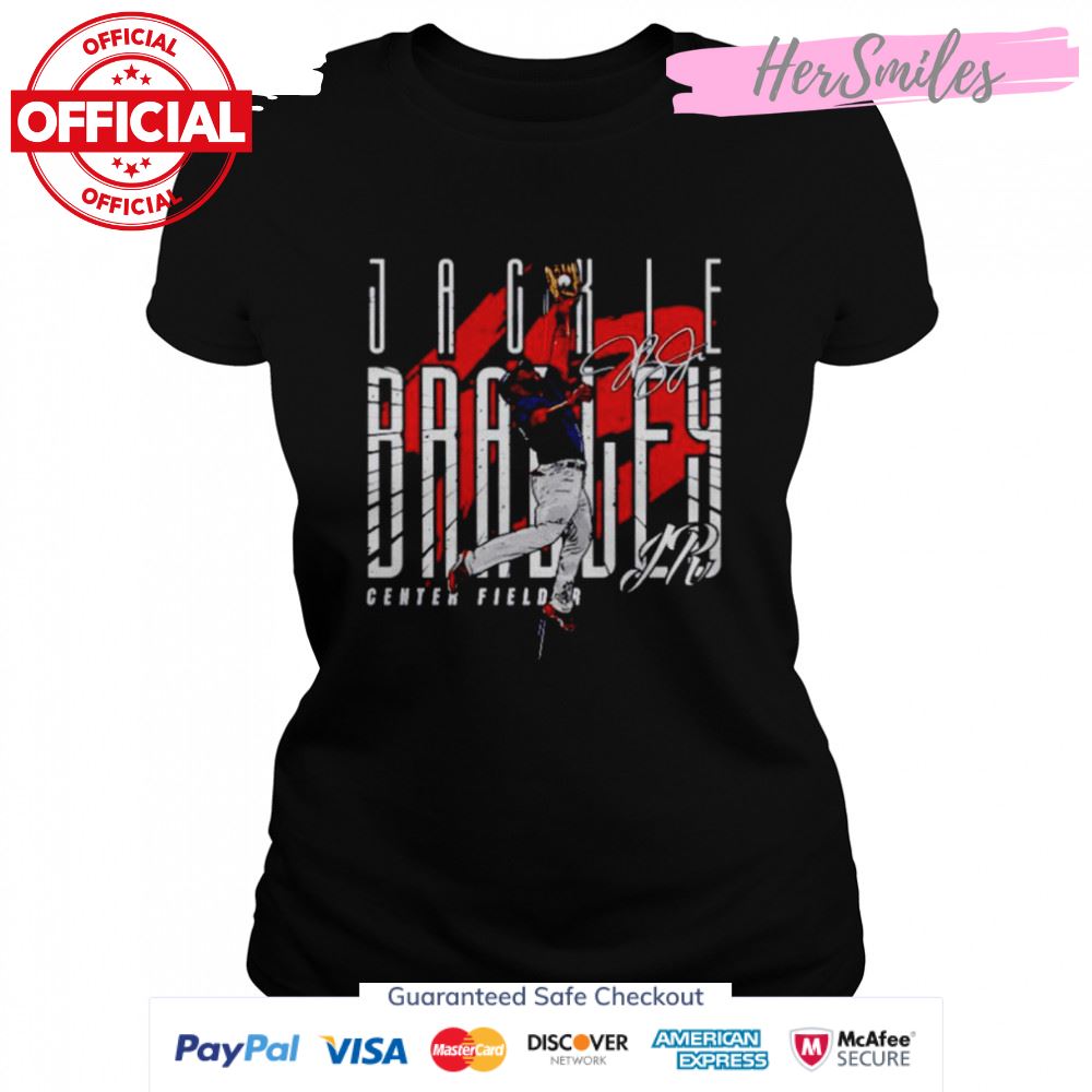 Boston Red Sox Jackie Bradley Jr. leaping catch signature shirt