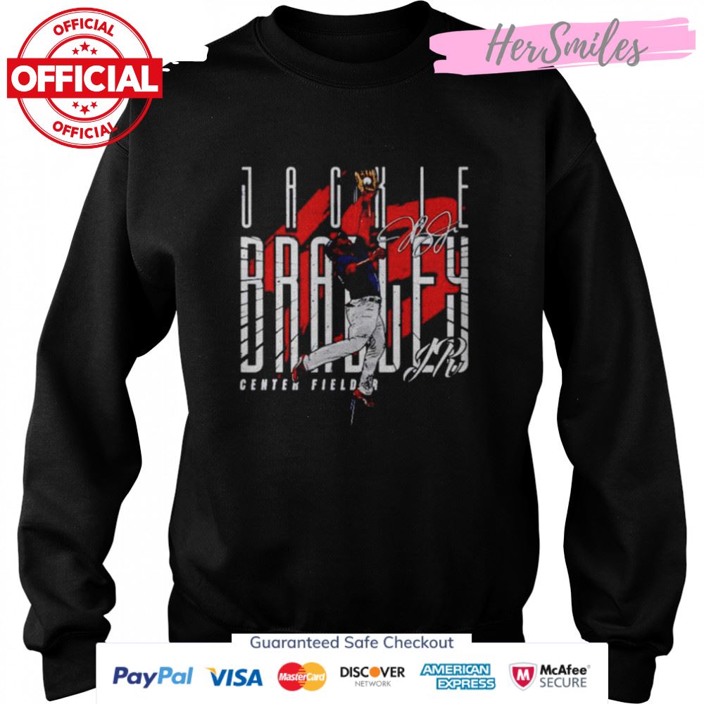 Boston Red Sox Jackie Bradley Jr. leaping catch signature shirt Boston Red Sox Jackie Bradley Jr. leaping catch signature shirt