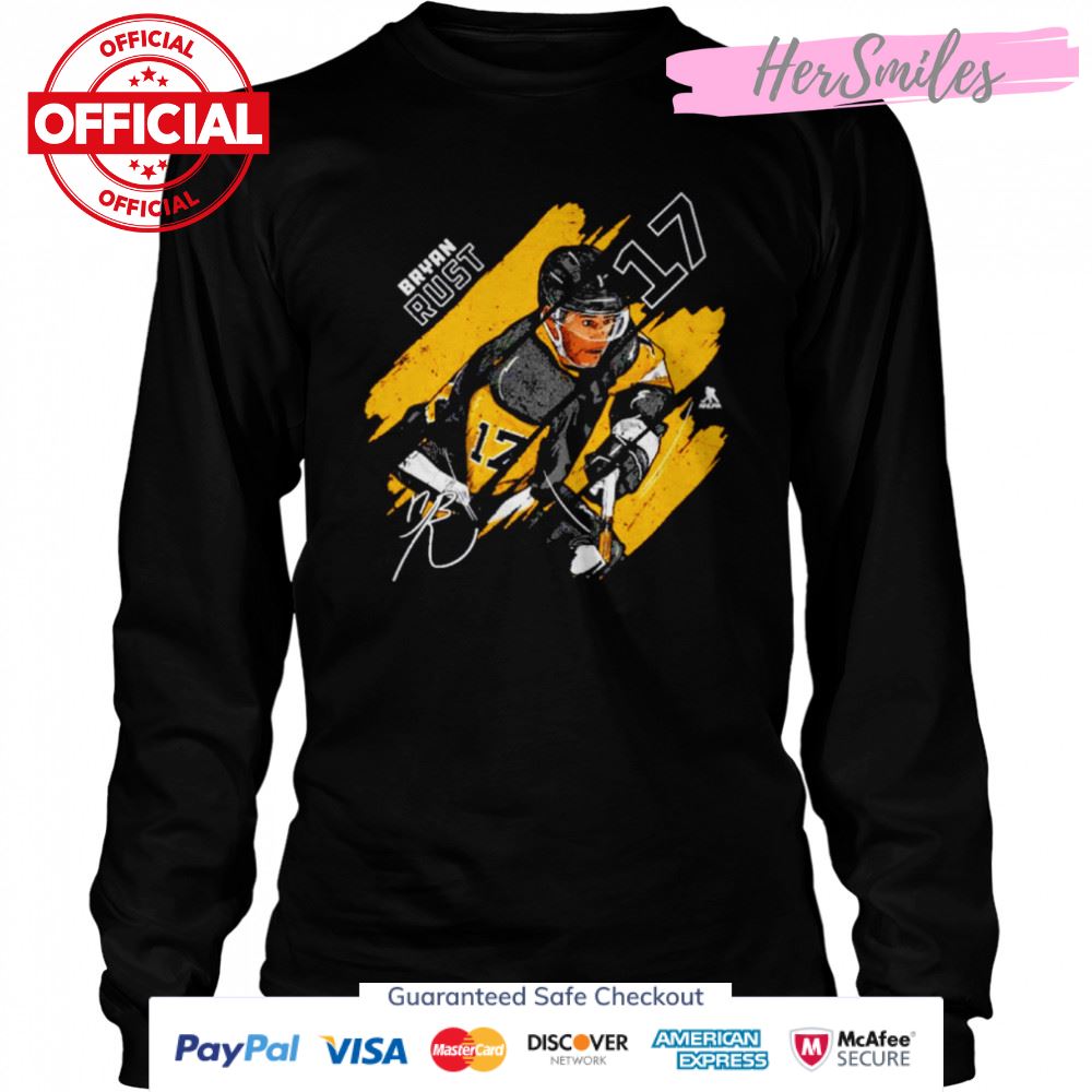 Bryan Rust Pittsburgh Stripes Signatures Shirt Bryan Rust Pittsburgh Stripes Signatures Shirt