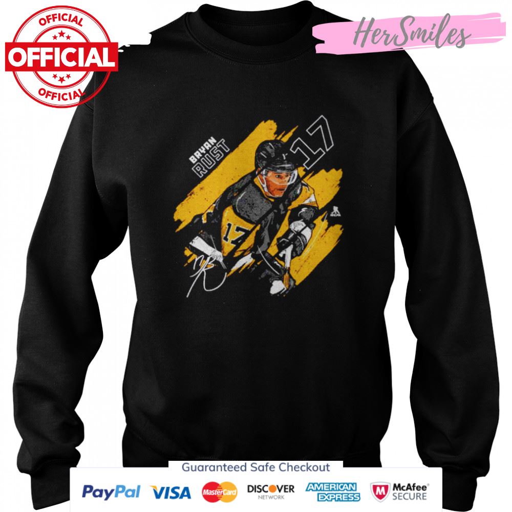 Bryan Rust Pittsburgh Stripes Signatures Shirt Bryan Rust Pittsburgh Stripes Signatures Shirt