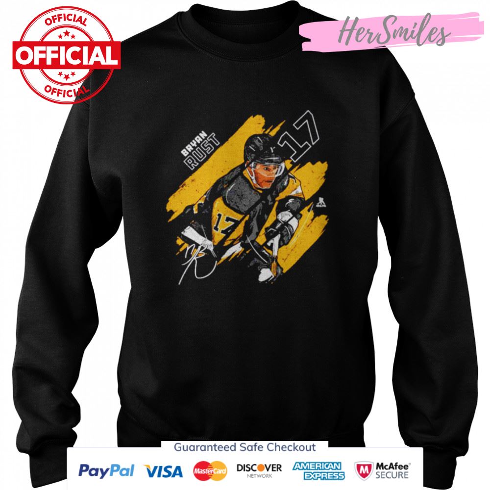 Bryan Rust Pittsburgh Stripes Signatures Shirt Bryan Rust Pittsburgh Stripes Signatures Shirt