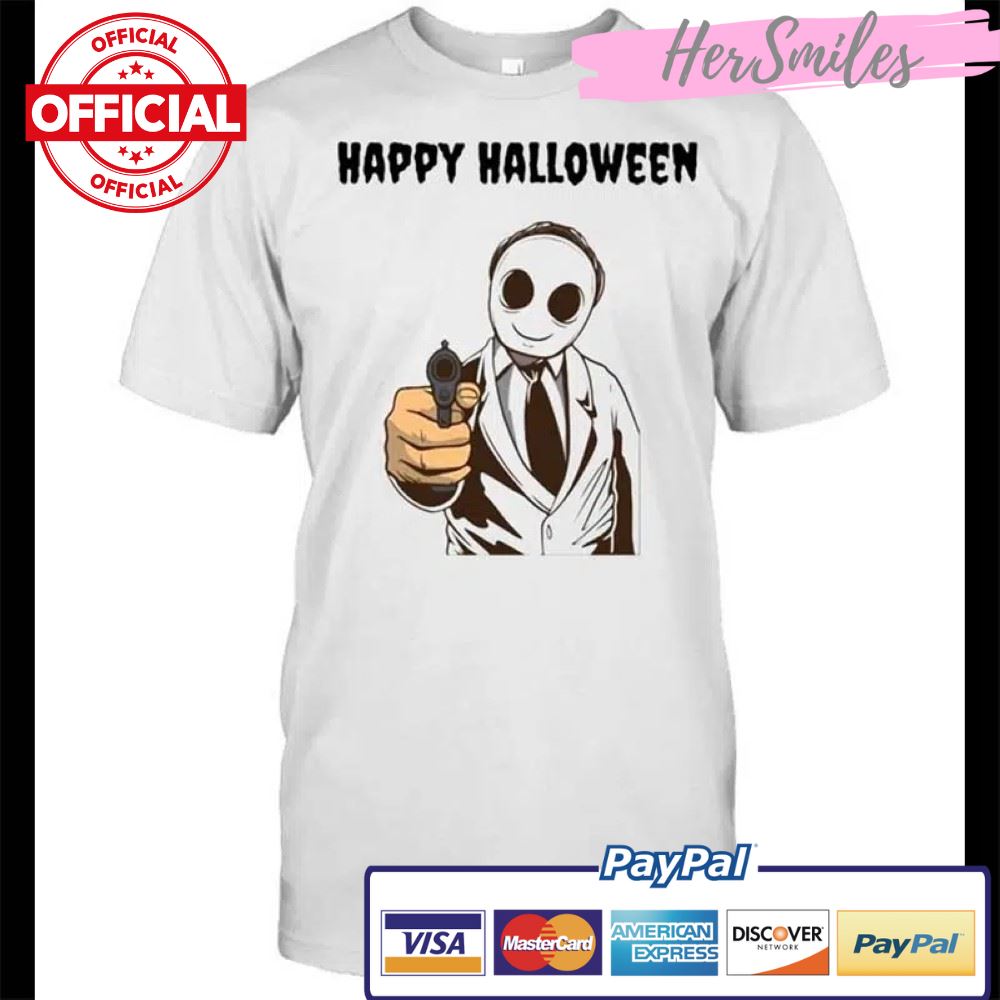 Cary Modern Halloween Ghost Happy Halloween T-Shirt
