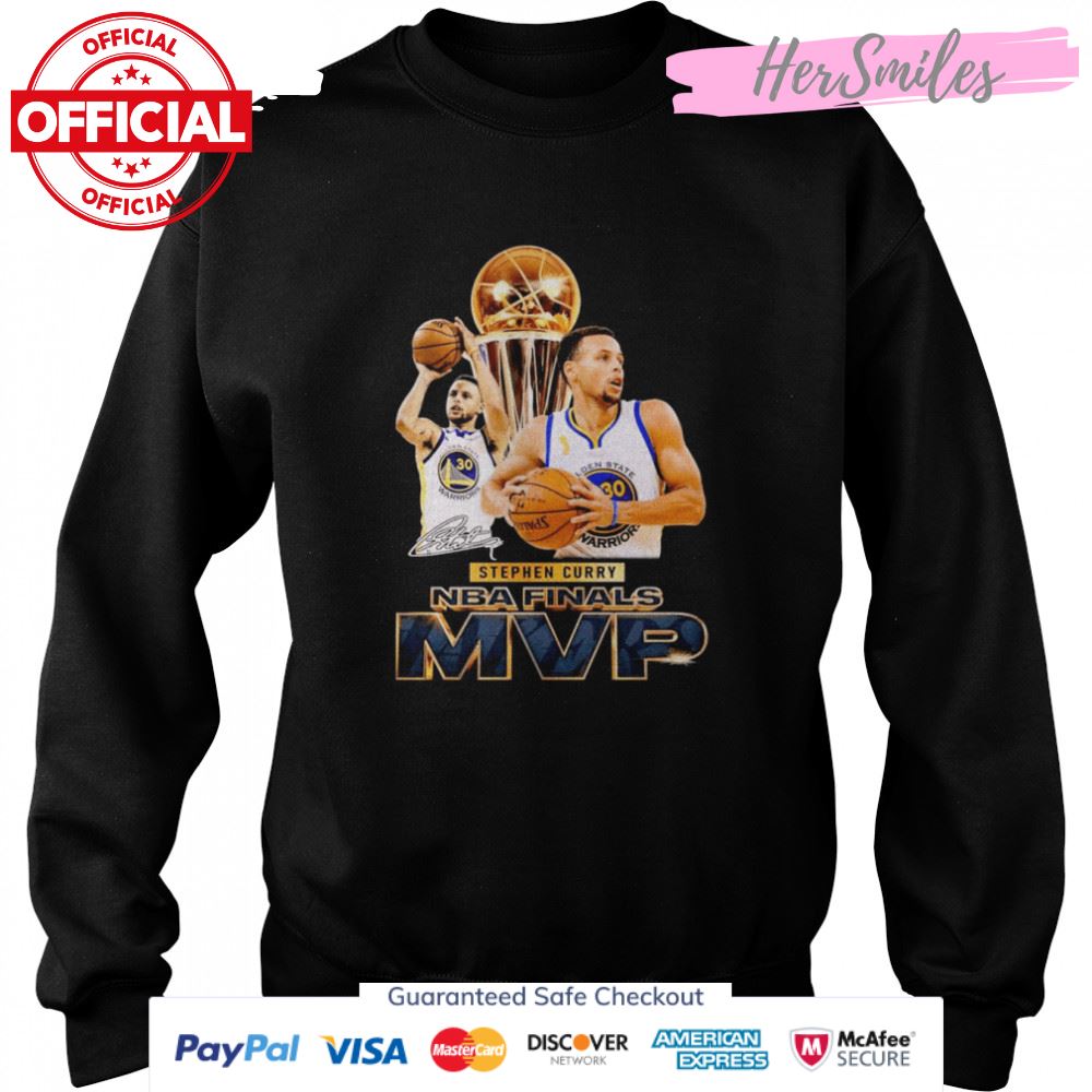 Champion Stephen Curry NBA Finals MVP Signatures Shirt Champion Stephen Curry NBA Finals MVP Signatures Shirt