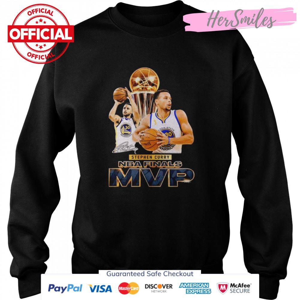 Champion Stephen Curry NBA Finals MVP Signatures Shirt Champion Stephen Curry NBA Finals MVP Signatures Shirt