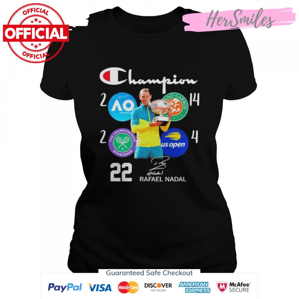 Champions 22 Rafael Nadal Signature Shirt