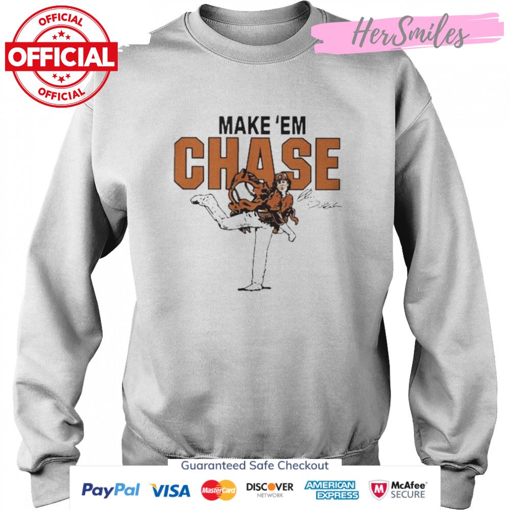 Chase Dollander Make ‘em Chase Signature 2022 Shirt Chase Dollander Make ‘em Chase Signature 2022 Shirt