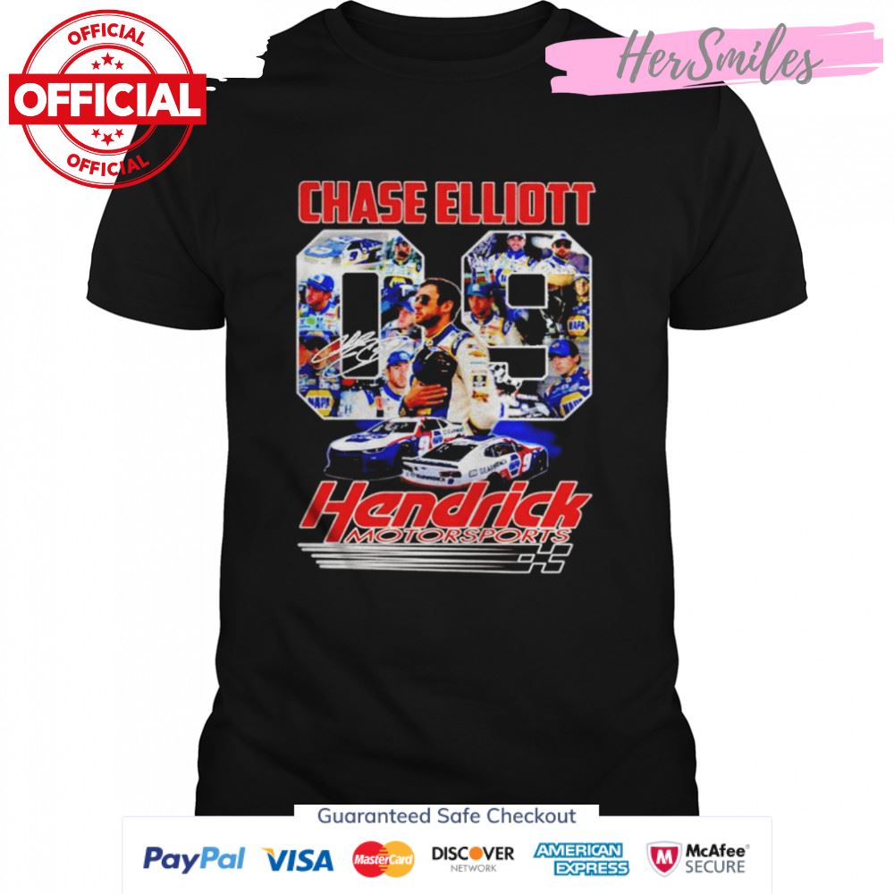 Chase Elliott 09 Hendrick Motorsports signature shirt