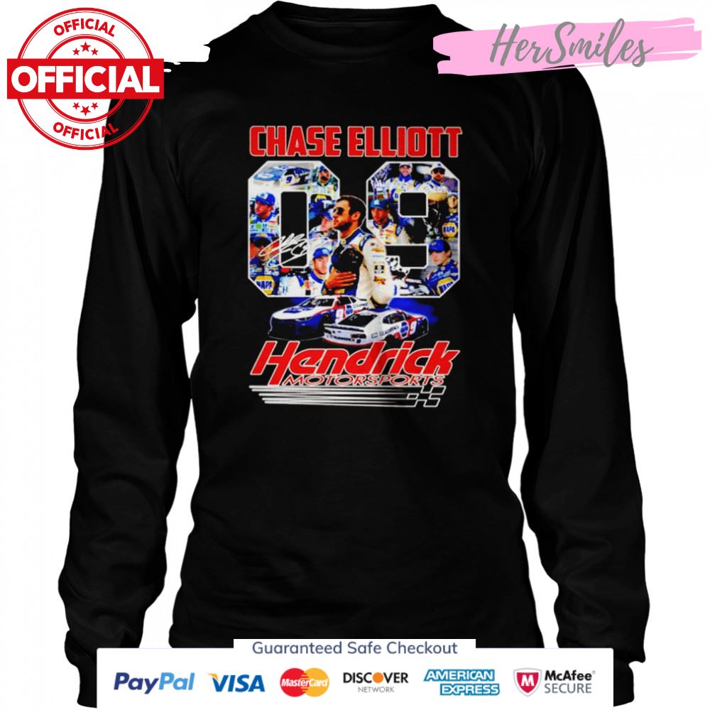 Chase Elliott 09 Hendrick Motorsports signature shirt Chase Elliott 09 Hendrick Motorsports signature shirt