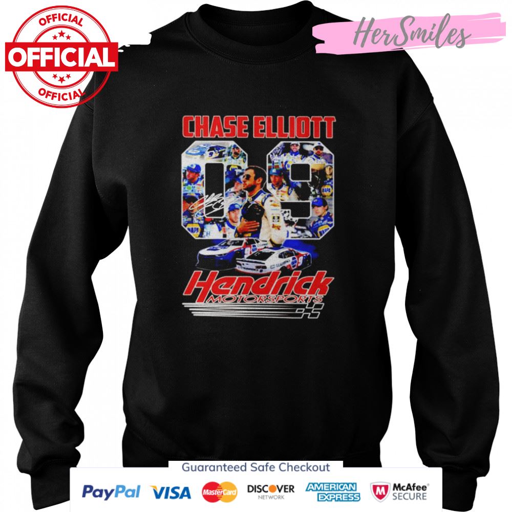 Chase Elliott 09 Hendrick Motorsports signature shirt Chase Elliott 09 Hendrick Motorsports signature shirt