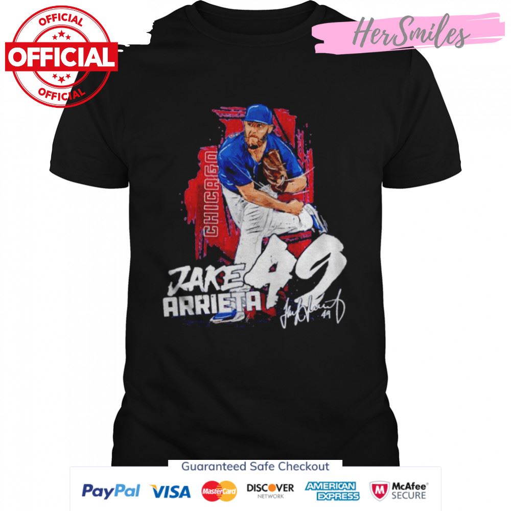 Chicago Cubs Jake Arrieta signature shirt